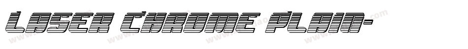 Laser Chrome Plain字体转换